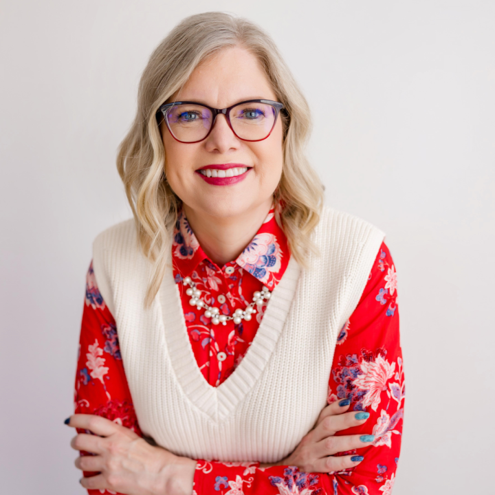 woman author writing